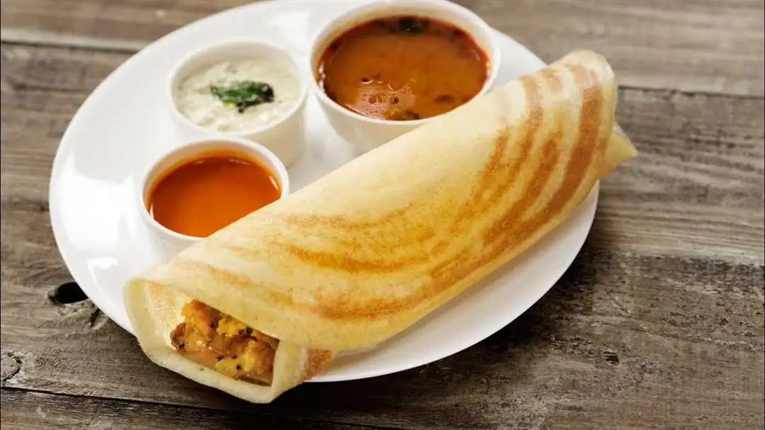 Delicious Masala Dosa at NOSH Express Chai and Dosa in Edmonton, AB